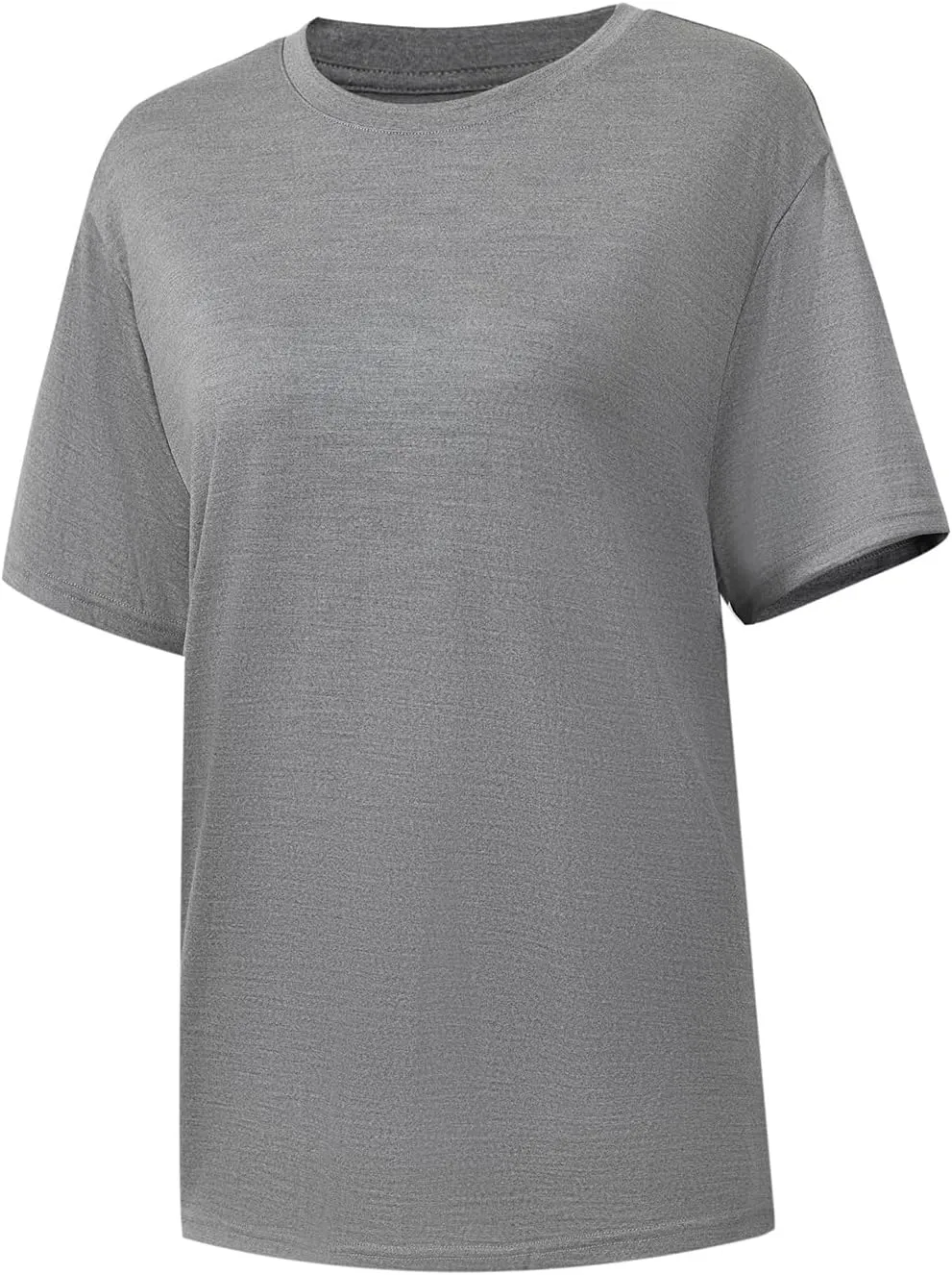 90S Thread Count 100% Merino Wool Lightweight Base Layer T-Shirt, Unisex Ultrafine 90S Thermal Breathable T-Shirt