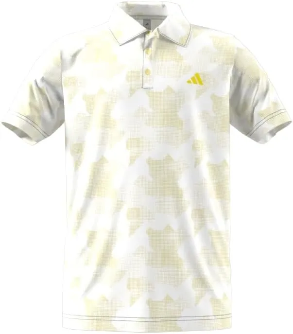 adidas Boys' Printed Scripted Polo Shirt