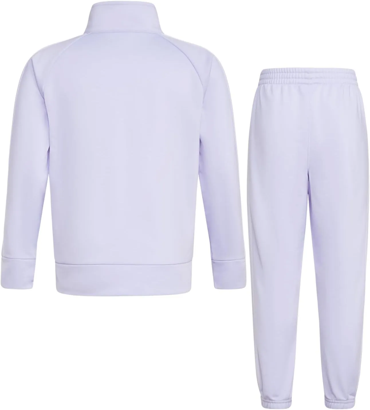 adidas Little Girl's Zip Front Classic Tricot Jacket and Joggers Set