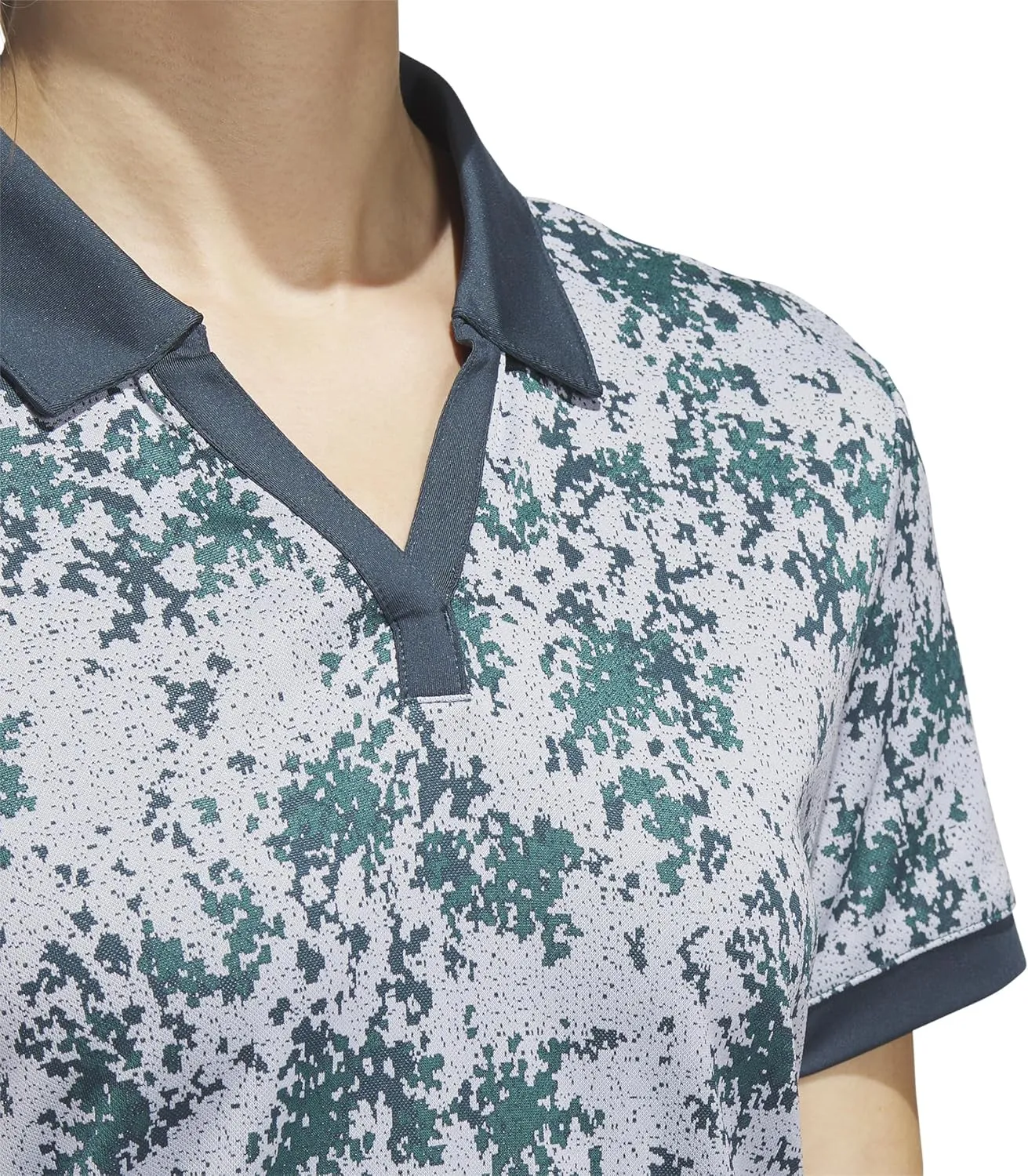 adidas Women's Jacquard Golf Polo Shirt