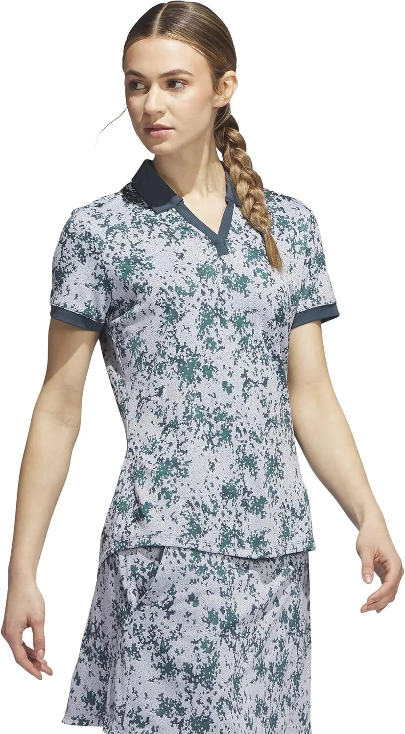 adidas Women's Jacquard Golf Polo Shirt