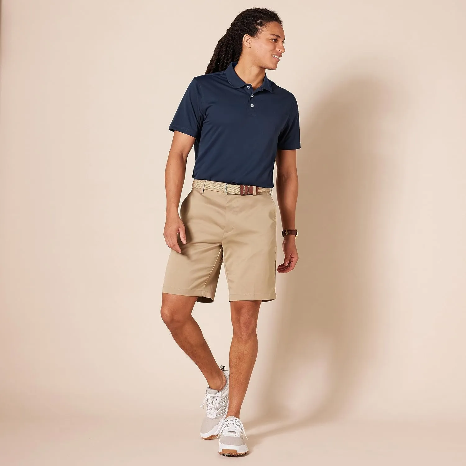 Amazon Essentials Men's Golf Polo Shirt, Short Sleeve, Dri Fit, Slim-Fit, Quick-Dry