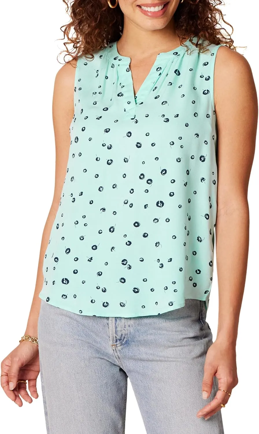 Amazon Essentials Women's Sleeveless Woven Shirt