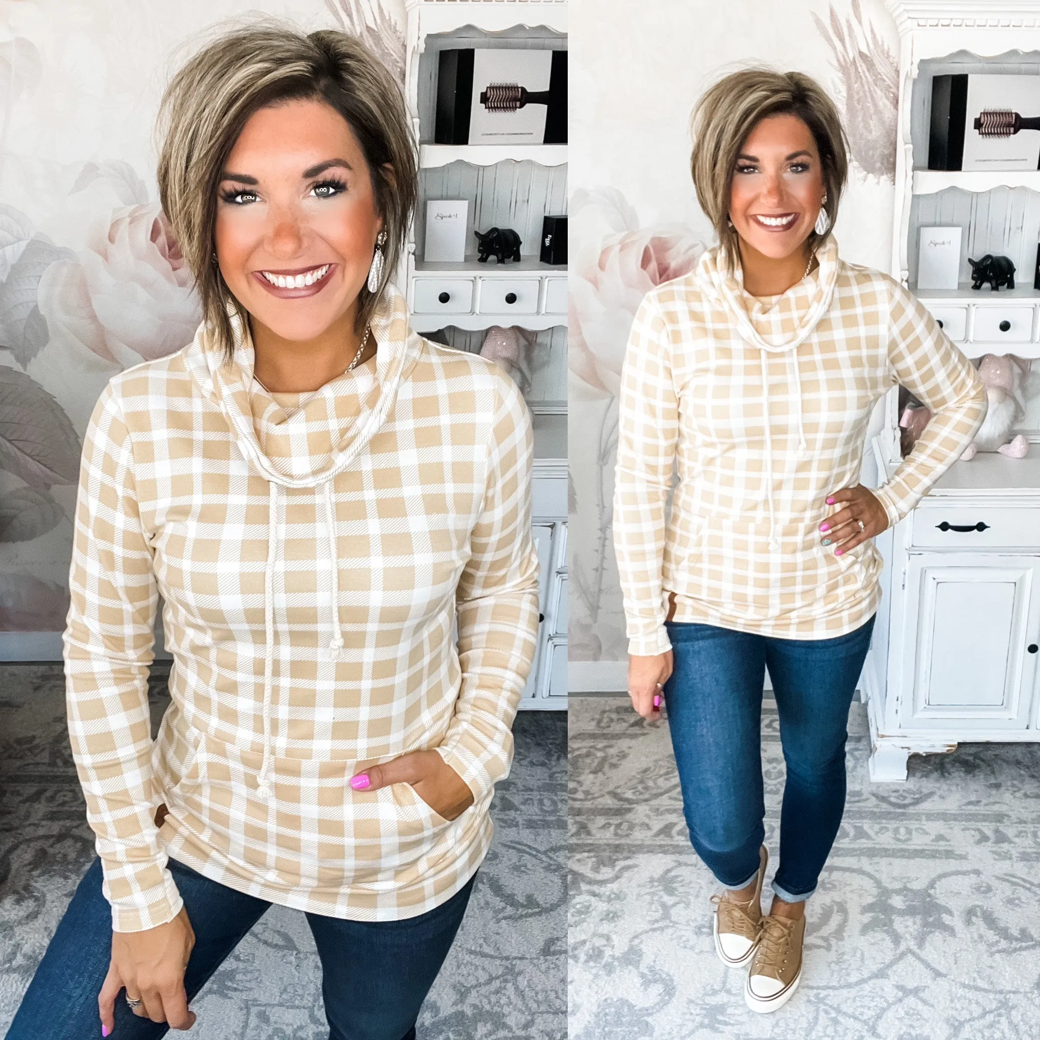 Ampersand Avenue Cowlneck Sweatshirt - Lost in Love