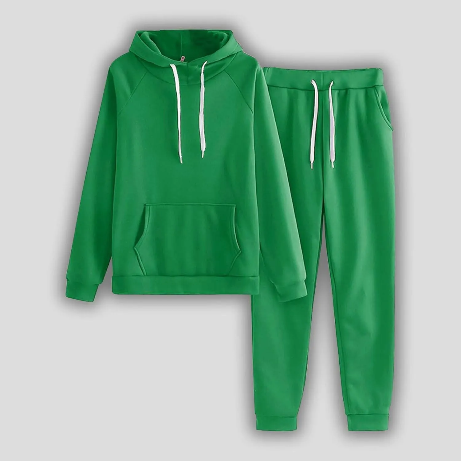 Aniywn Two Piece Hoodie Sweatsuit Sets for Women Jogging Tracksuit Hood Crop Pullover Sweatshirt and Pants Sweatsuit Sets