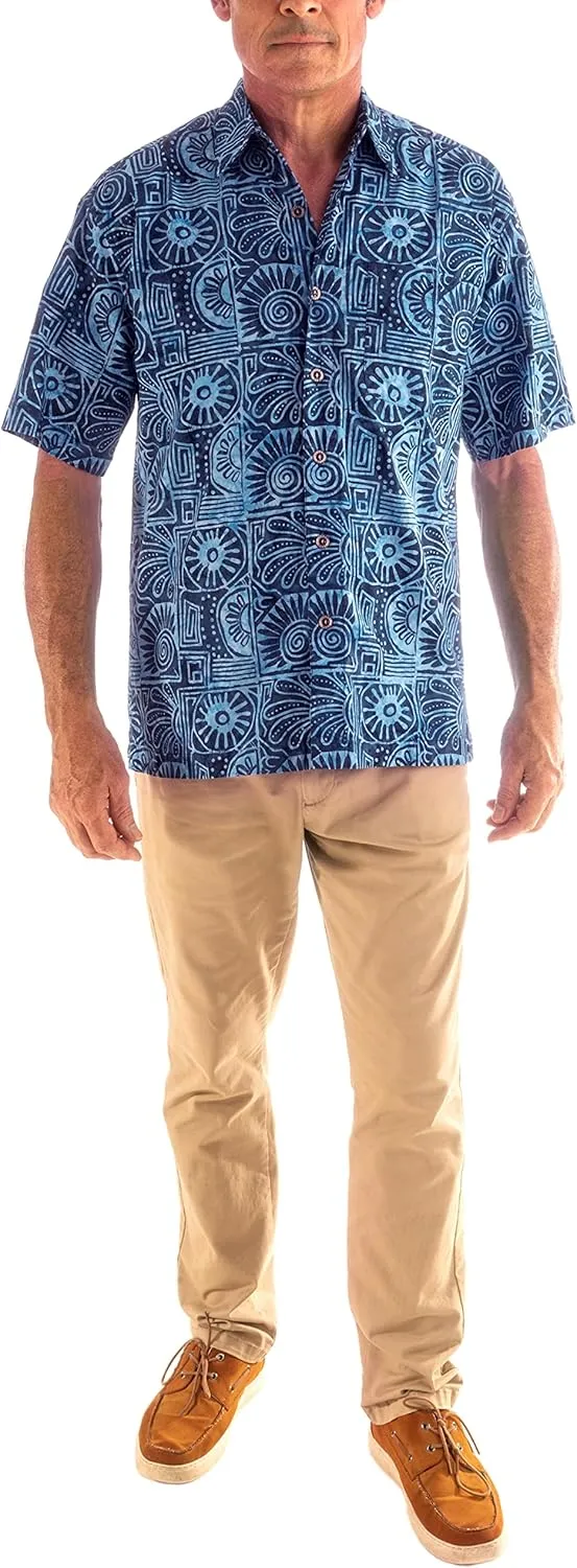 Antigua Summer Tropical Hawaiian Batik Shirt