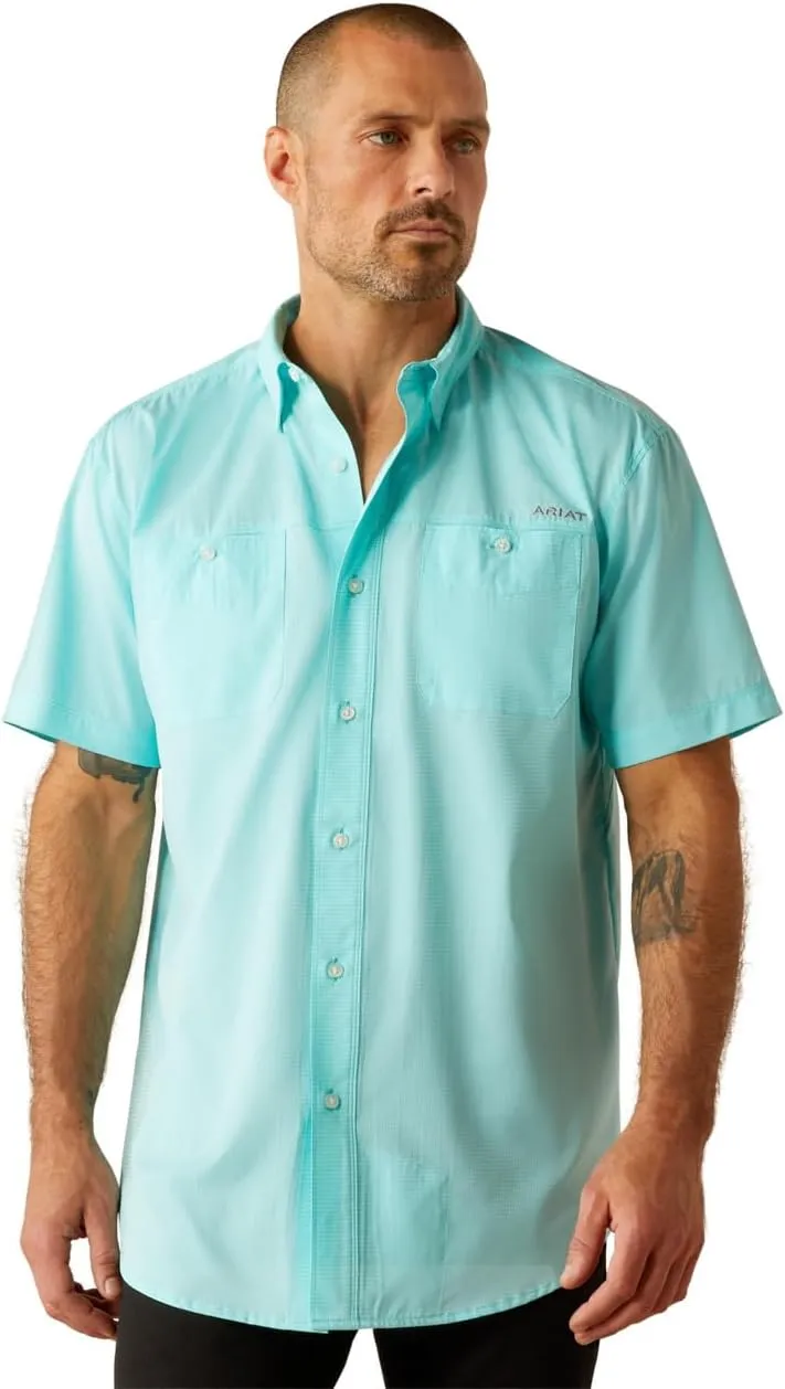ARIAT Mens Red Mahogany Airflow Shirt