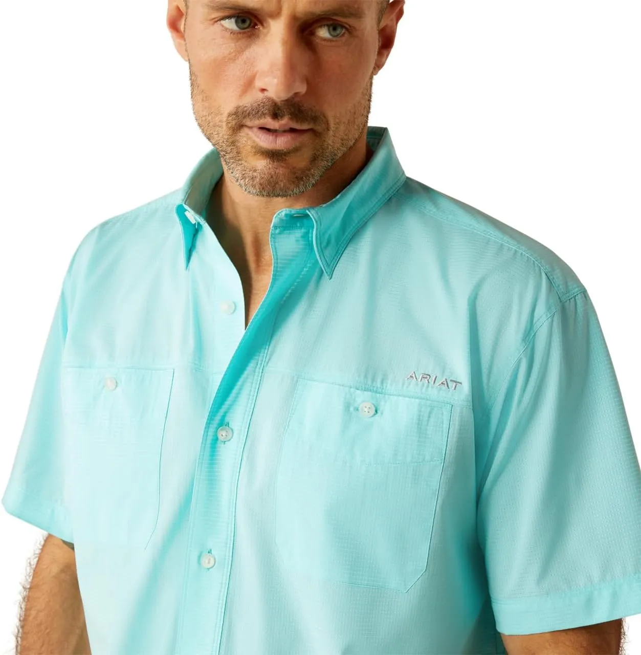ARIAT Mens Red Mahogany Airflow Shirt