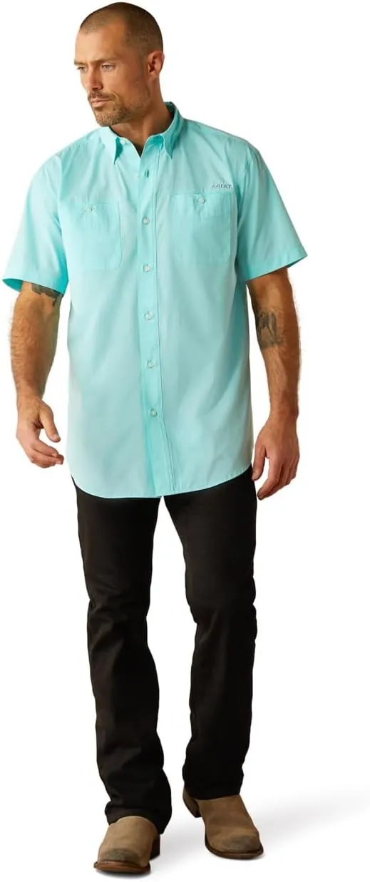ARIAT Mens Red Mahogany Airflow Shirt