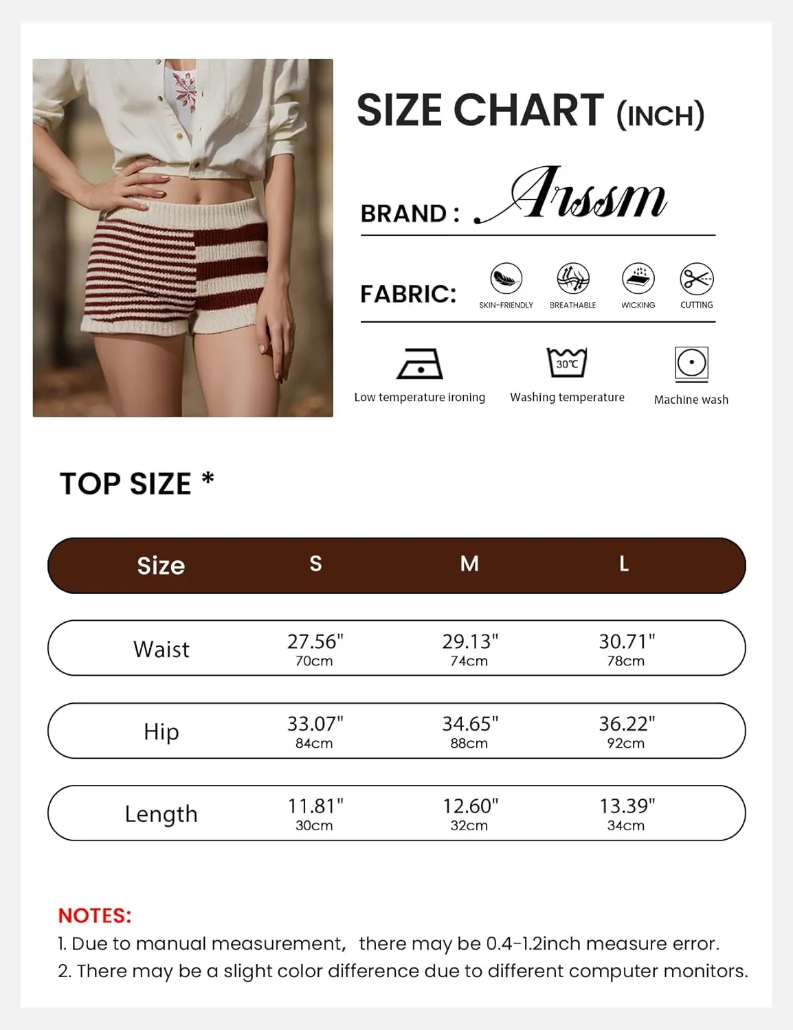 Arssm Womens Striped Shorts Knitted Sweater Y2K Summer Lounge Strechy Going Out Shorts