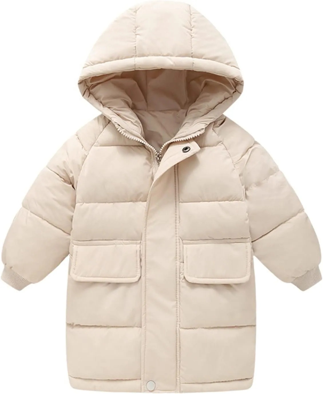 Baby Boys Girls Winter Coats Warm Cotton Hooded Padded Down Jacket Windproof Snowsuit Clothing