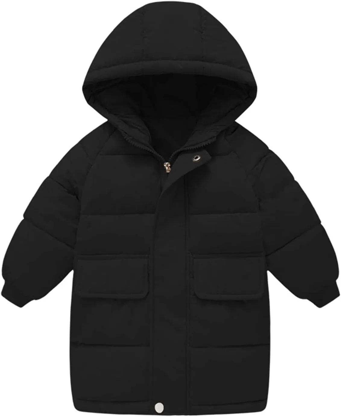Baby Boys Girls Winter Coats Warm Cotton Hooded Padded Down Jacket Windproof Snowsuit Clothing