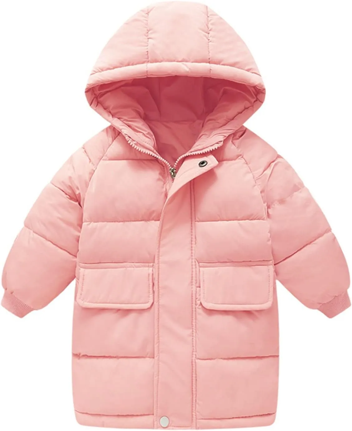 Baby Boys Girls Winter Coats Warm Cotton Hooded Padded Down Jacket Windproof Snowsuit Clothing