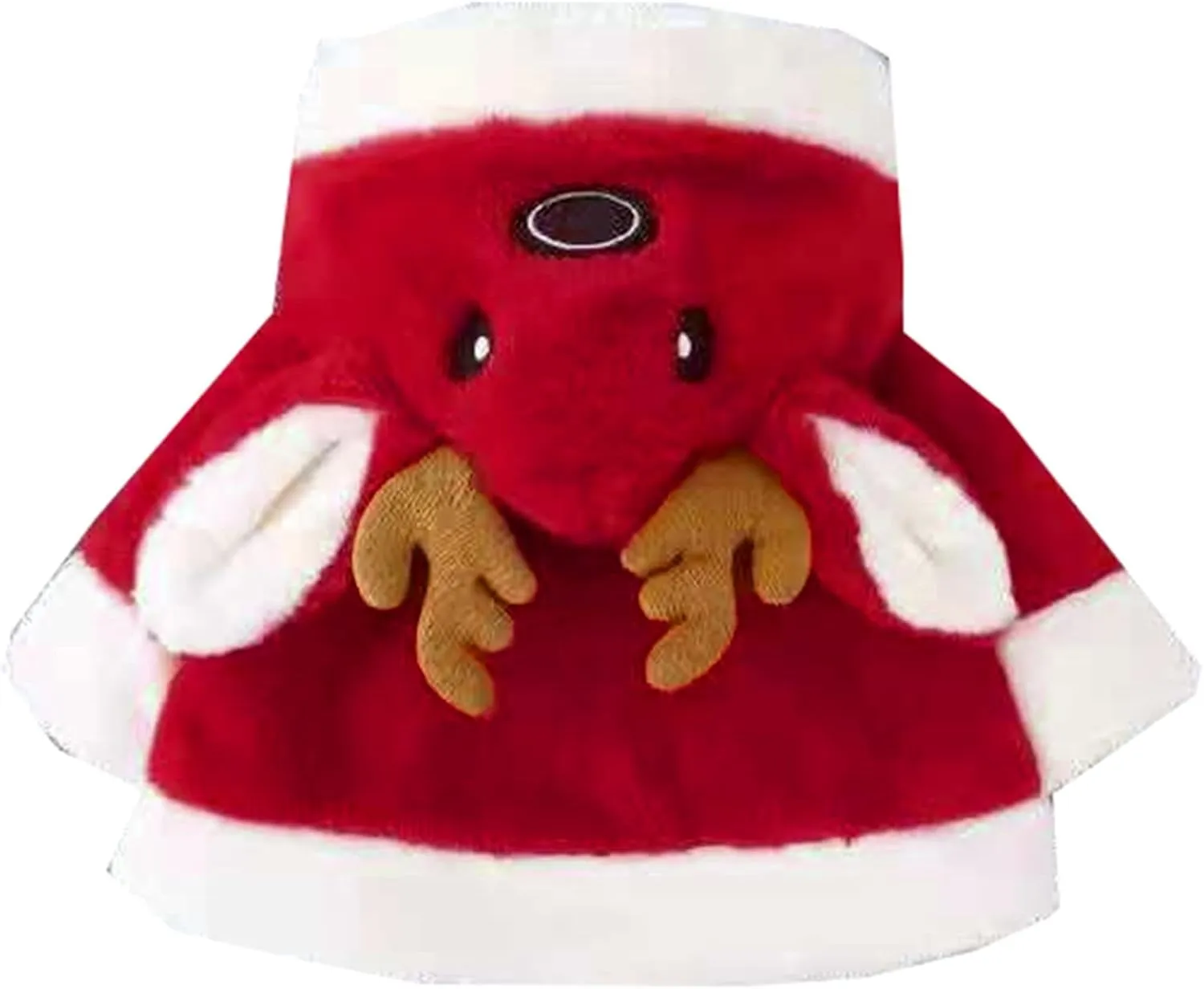 Baby Girl Christmas Hoodie Jacket Kids Toddler Hooded Cape Coat Winter Cloak Dress Coat Fuzzy Cute Cardigan Outwear