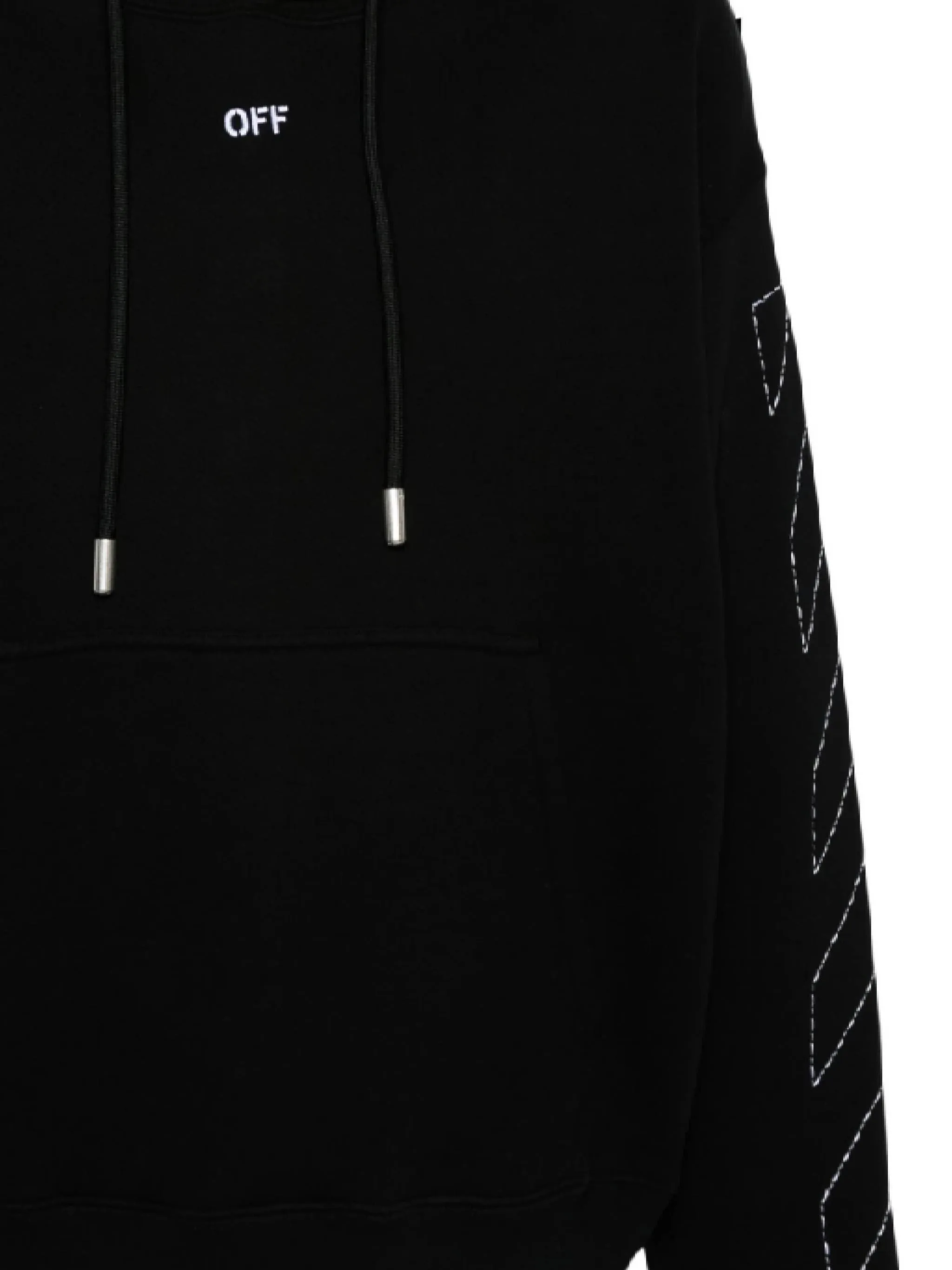Black Drawstring Hooded Sweater