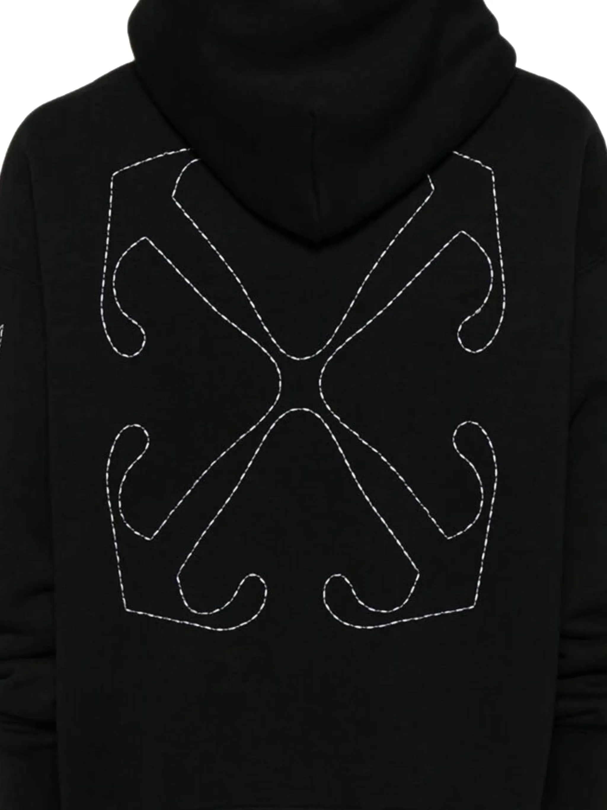 Black Drawstring Hooded Sweater