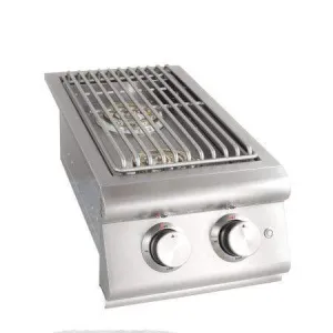 Blaze Built-In LTE Double Side Burner with Lights BLZ-SB2LTE
