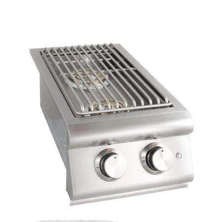 Blaze Built-In LTE Double Side Burner with Lights BLZ-SB2LTE