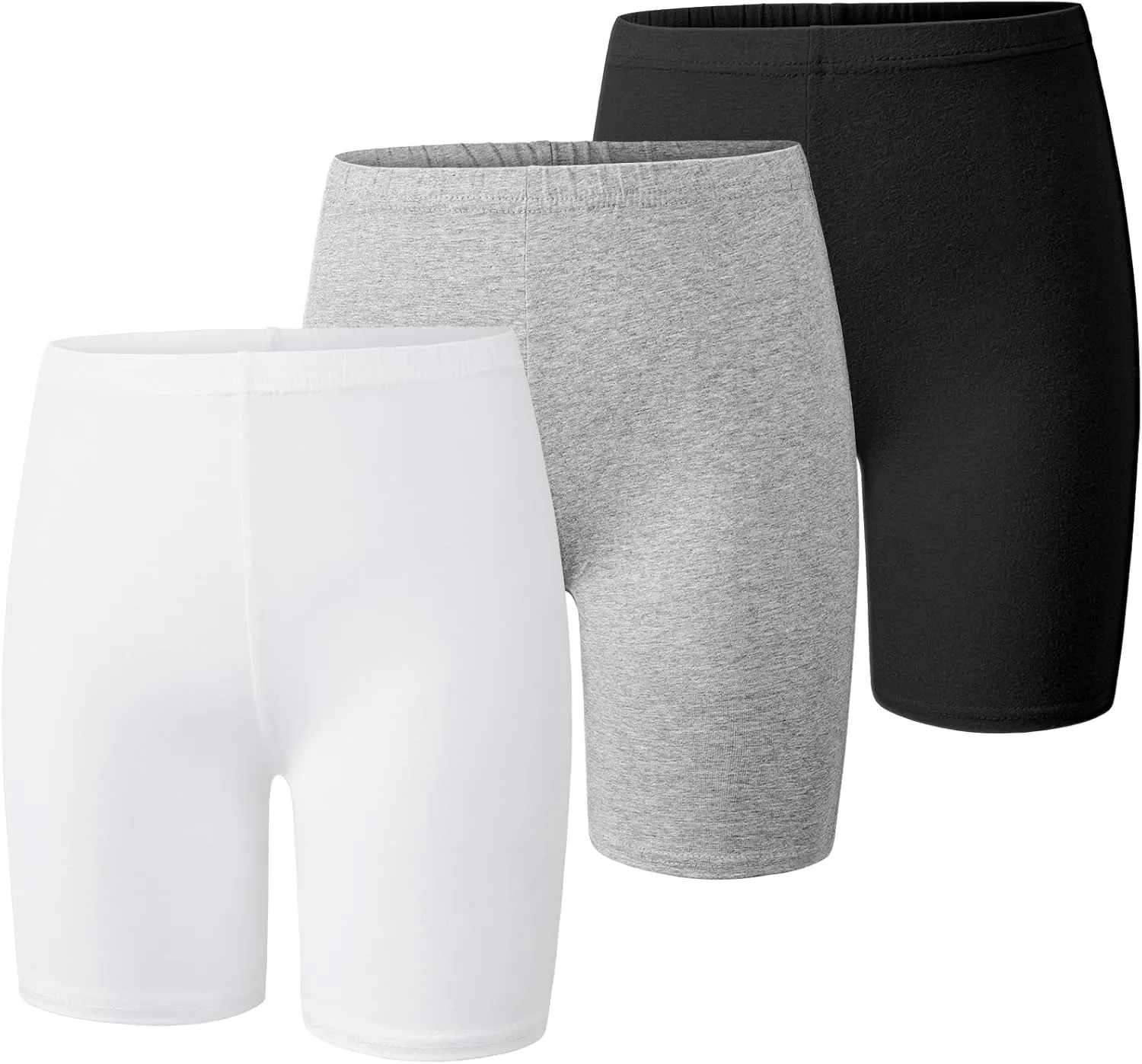 BOOPH Girls Volleyball Bike Shorts Toddler Kids Athletic Cartwheel Dance Compression Shorts 3 Pack