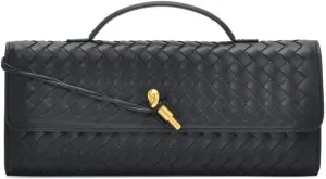 Braided Bag Shoulder Horizontal Clutch Bag Ladies Crossbody Bag
