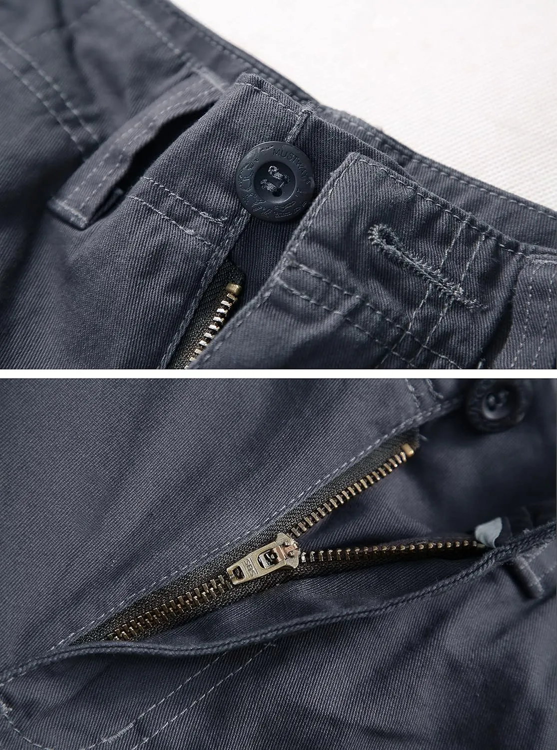 Cargo Short for Men Relaxed Fit Camo Outdoor Hiking Work Cotton Casual Shorts with 9 Pockets No Belt