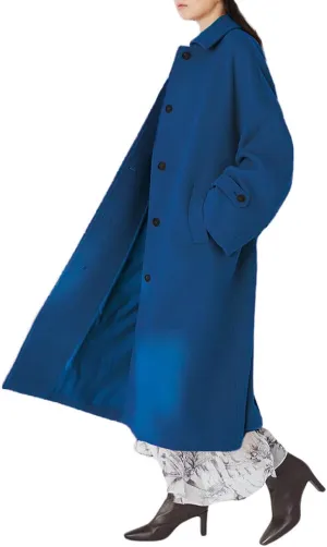 CHARTOU Women Warm Long Winter Coats Wool Trench Pea Coat Overcoat with Belt