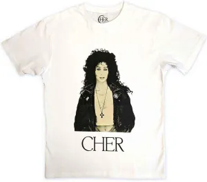Cher Leather Jacket Logo T Shirt
