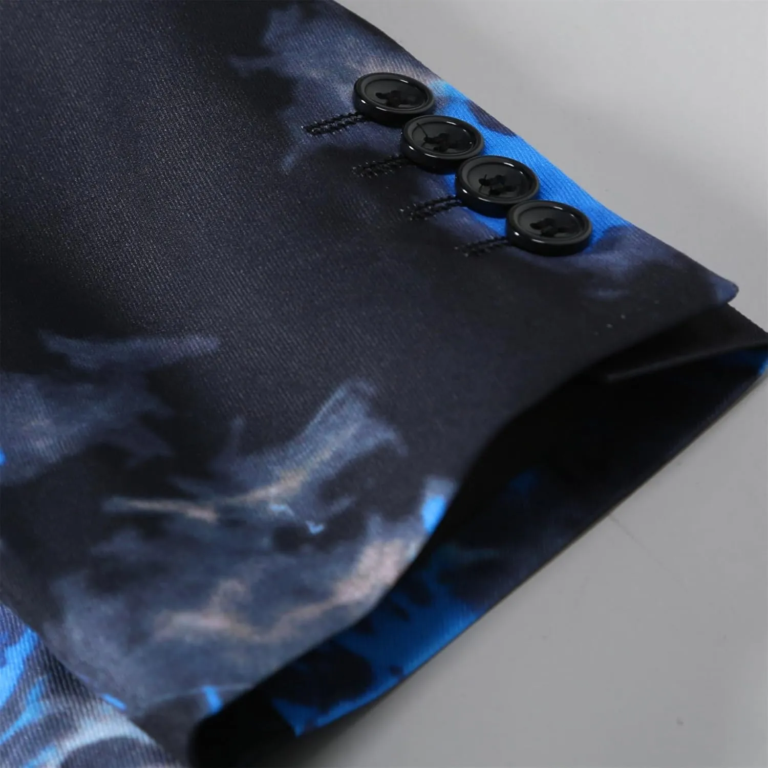 Cloudstyle Mens 2 Piece Floral Dress Suit Pattern Print Party Prom Tuxedo Suit Jacket Pants Set