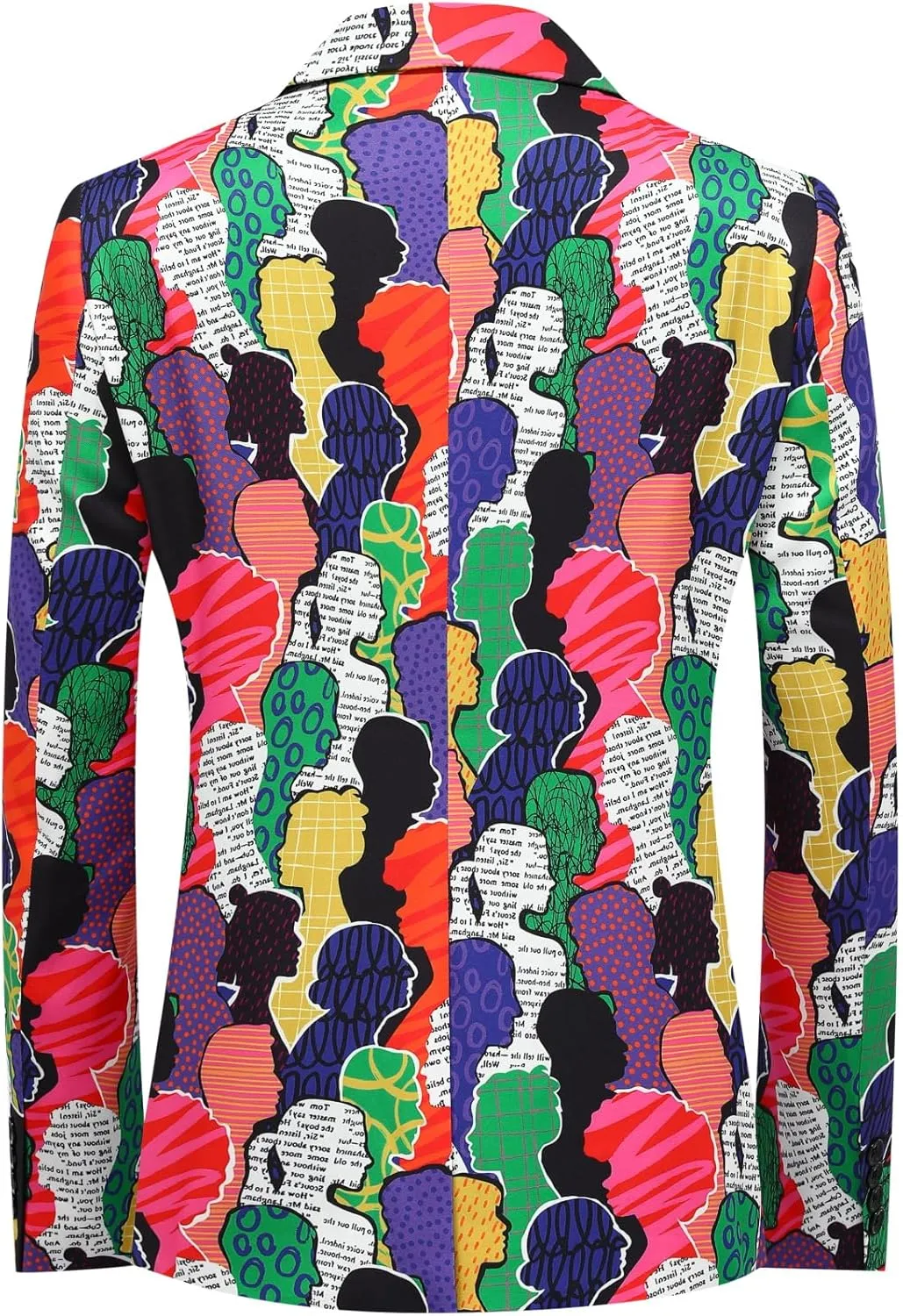Cloudstyle Mens 2 Piece Floral Dress Suit Pattern Print Party Prom Tuxedo Suit Jacket Pants Set