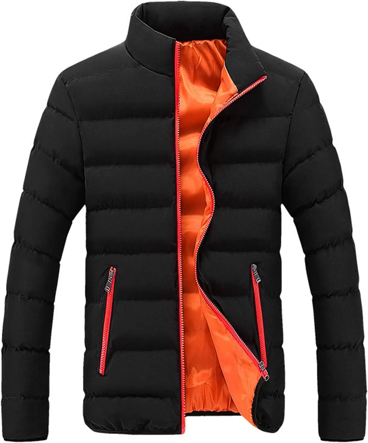 Coats for Men Jacket Winter Coat Bubble Casual Men Fit Thick Men's Coats Jackets Men's Thicken Warm Winter Coat