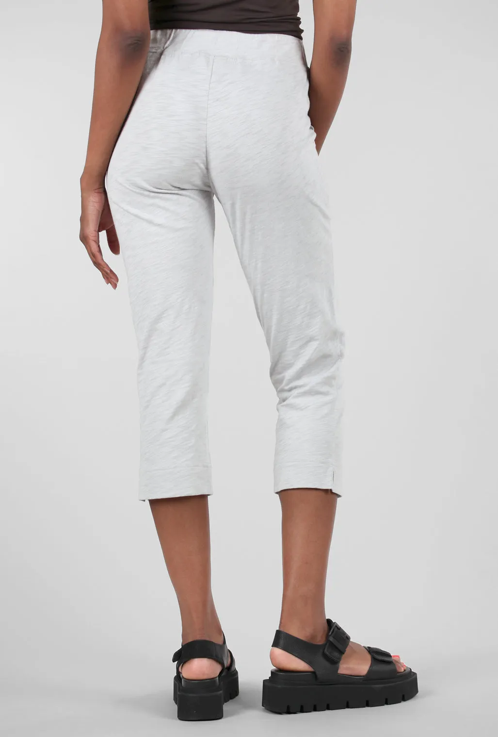 Cotton Slub Pocket Capri, Dune