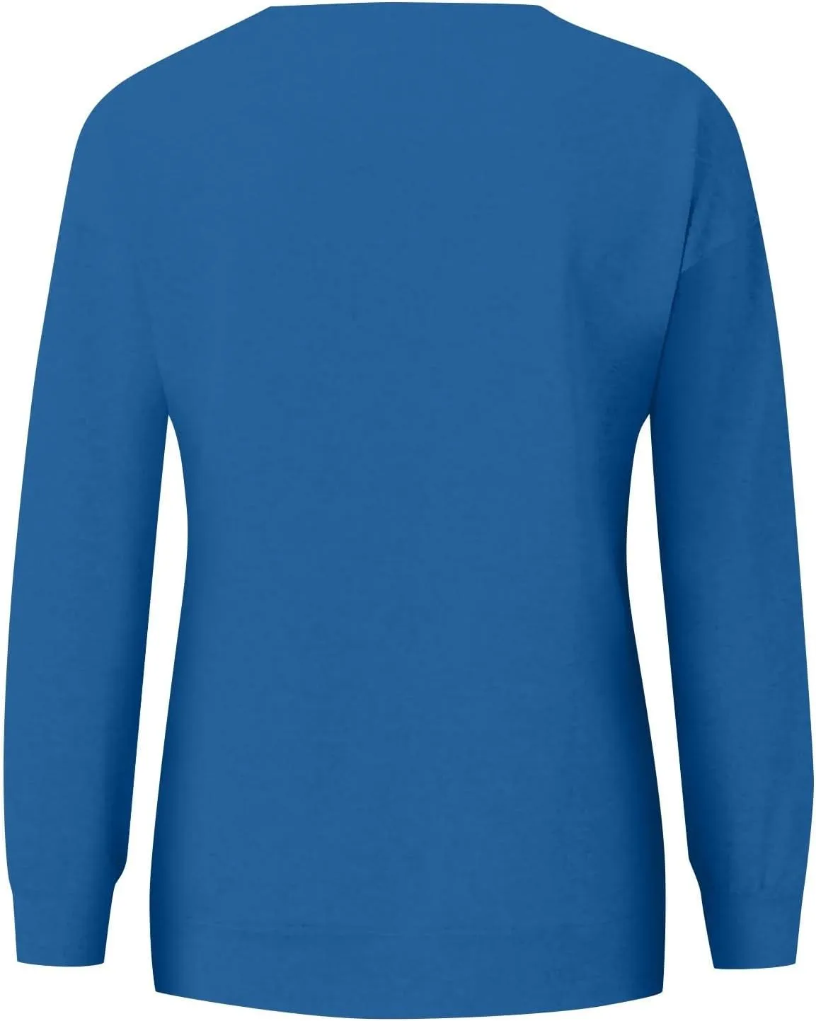 Crewneck Sweatshirts Women Fleece Sweatshirt with Pocket Long Sleeve Shirts Hoodies Pullover Cute Sweaters Tops