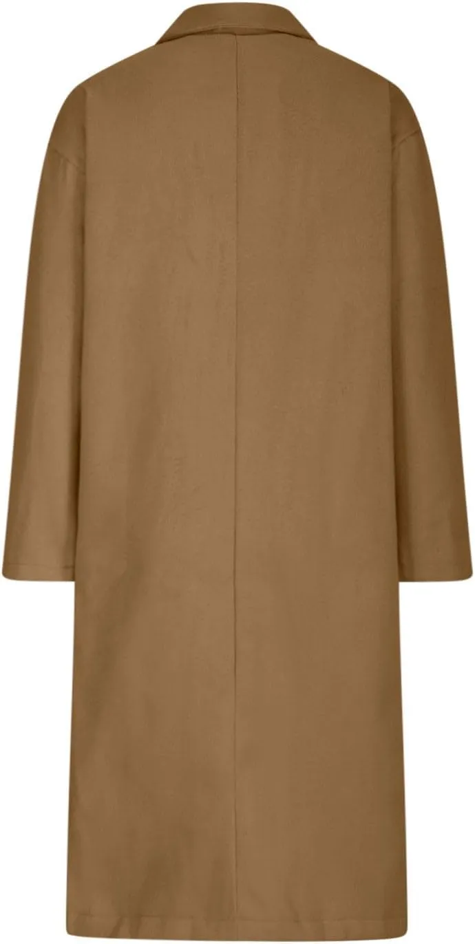 Fall Coats for Women 2024 Winter Peacoat Casual Double Breasted Wool Coat Fashion Elegant Notch Lapel Trench Coats