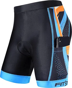 FitsT4 Sports Kids Cycling Bike Shorts Boys Girls Printed Biking Shorts with Pockets