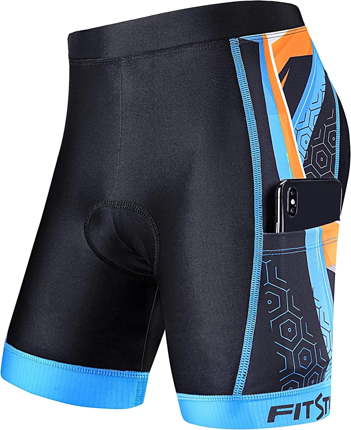 FitsT4 Sports Kids Cycling Bike Shorts Boys Girls Printed Biking Shorts with Pockets