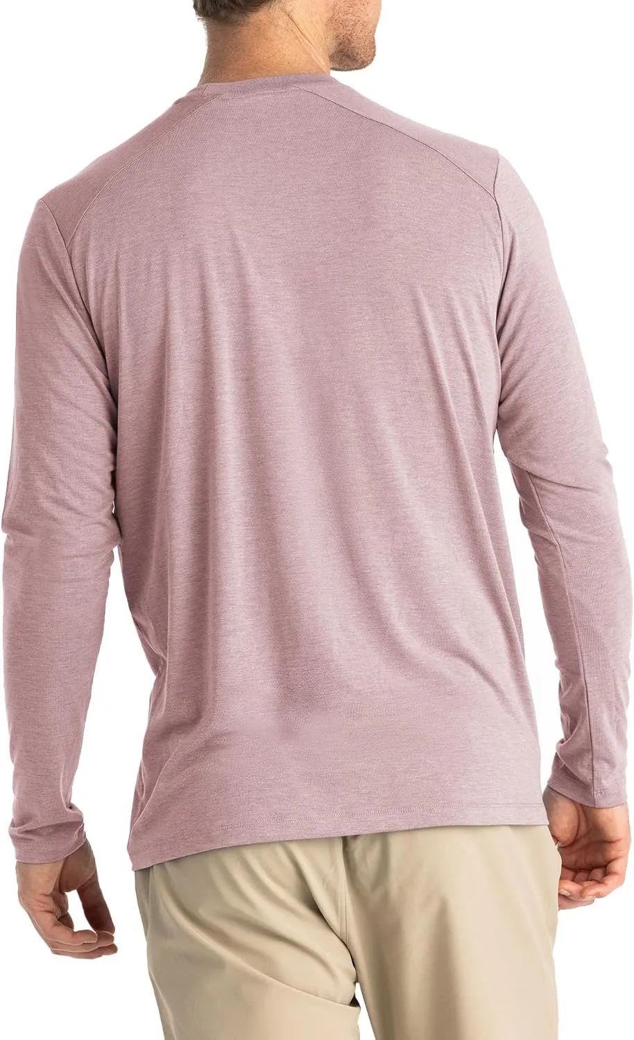 Free Fly Men's Shade Long Sleeve - UPF 50  Sun Protection Clothing Men's Sun Shirt, Bamboo Viscose Long Sleeve Shirt