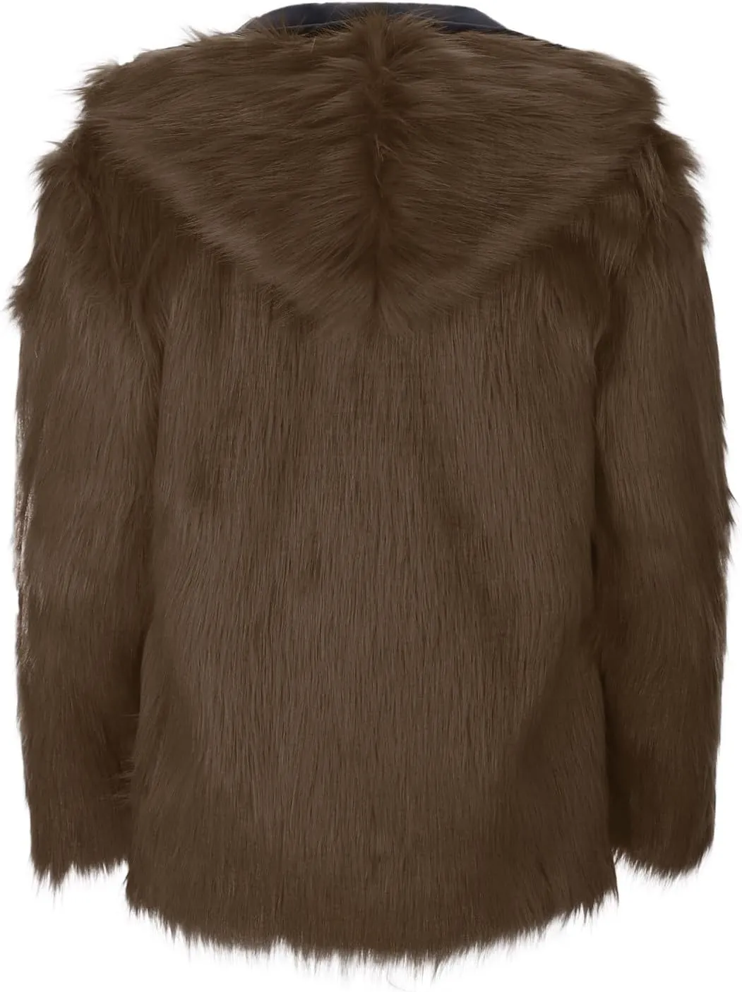 Fuzzy Thermal Sweaters Coats Furry Lightweight Long Sleeve Fluffy Front Open Baggy Jackets Cold Weather Soft Warm Comfy Tops