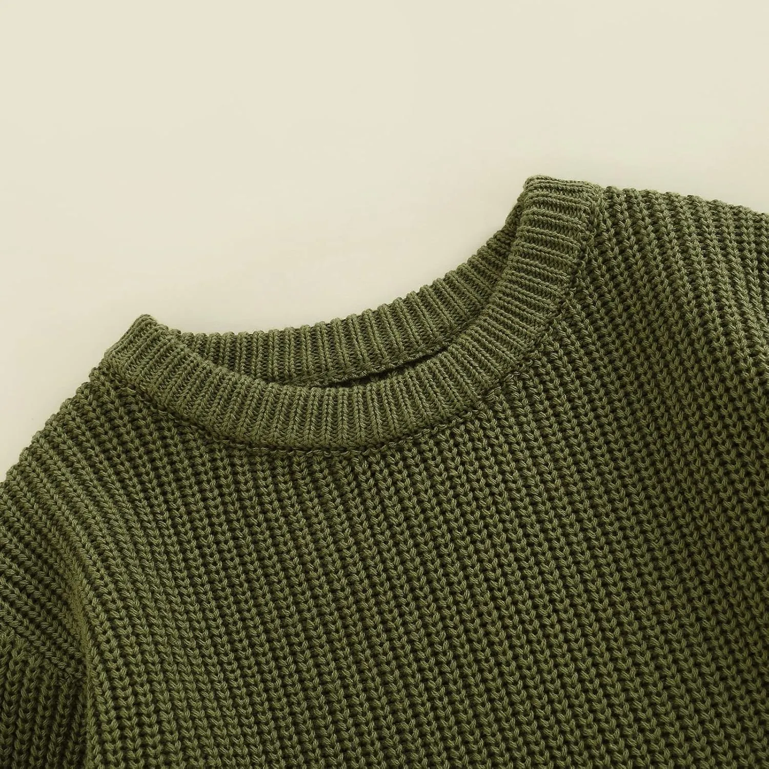 FYBITBO Baby Girl Boy Sweater Knit Oversized Pullover Sweatshirt Romper Onesie Warm Fall Winter Clothes Outfit Newborn