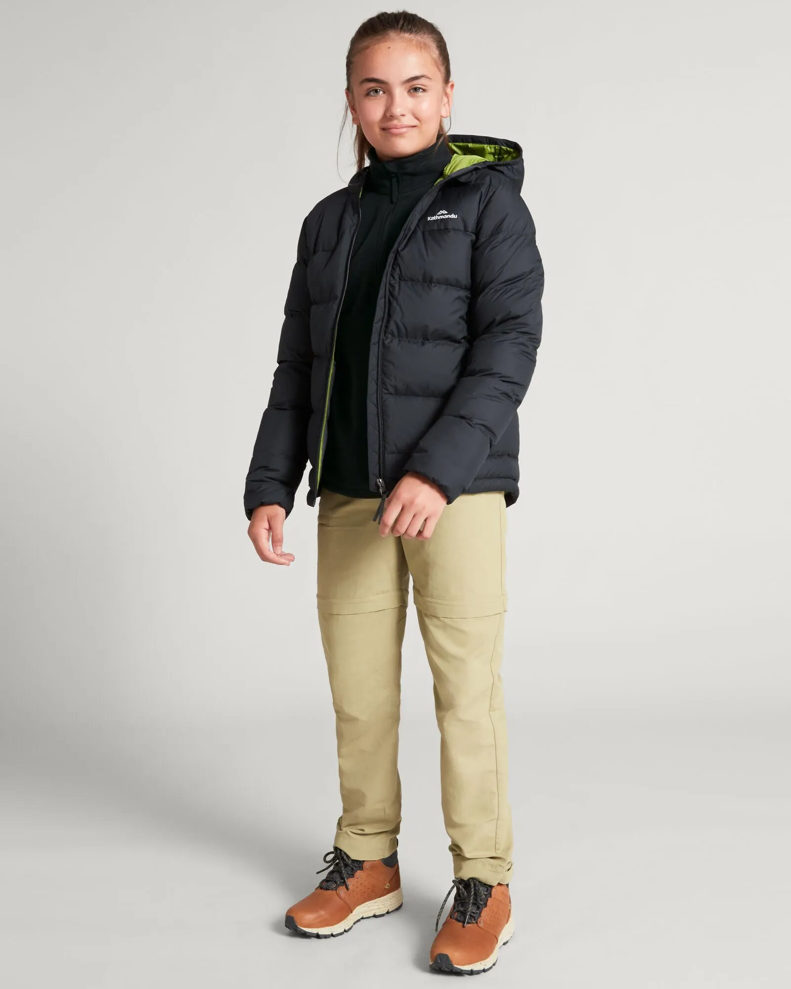 Girls' Epiq Down Jacket - Black