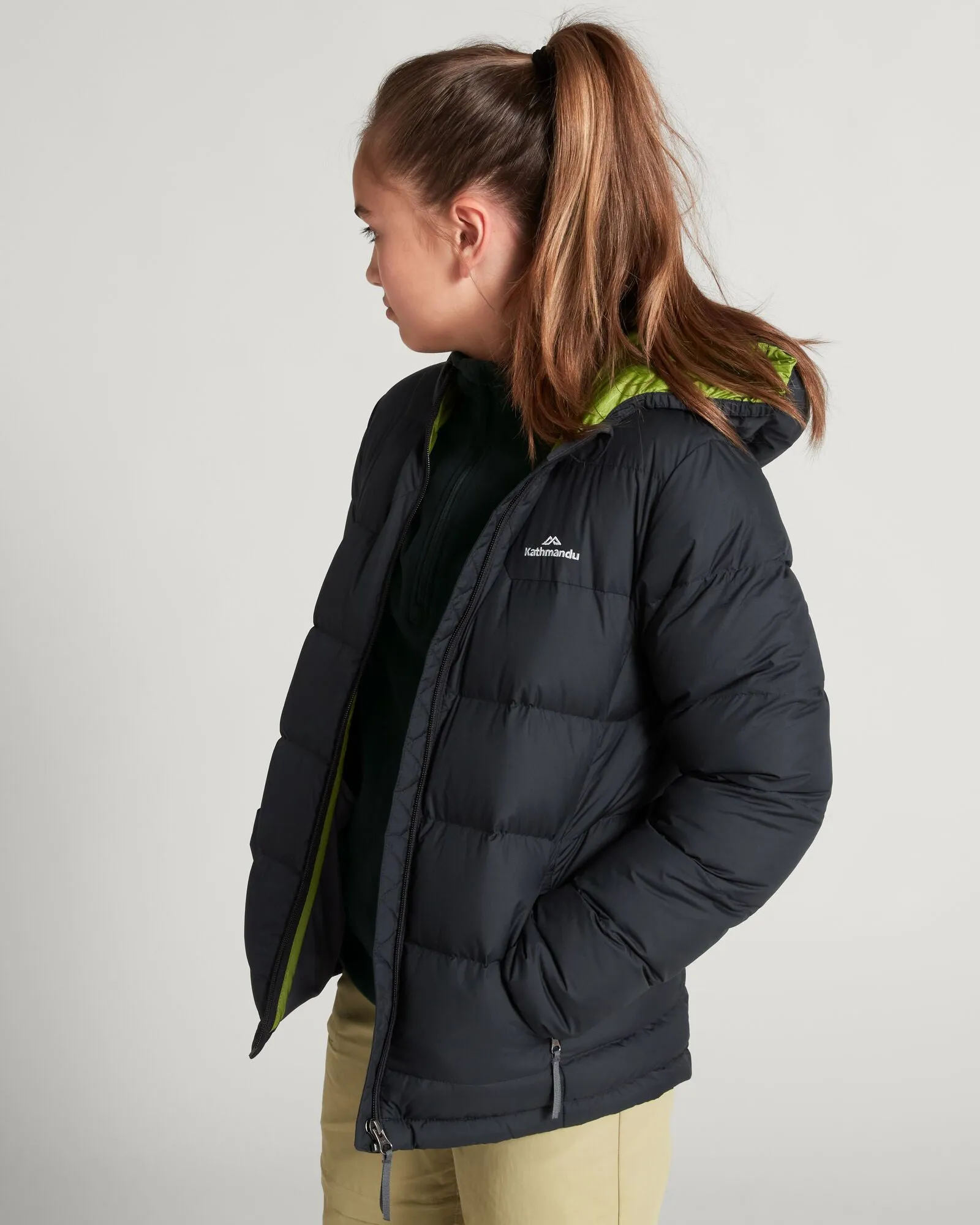Girls' Epiq Down Jacket - Black