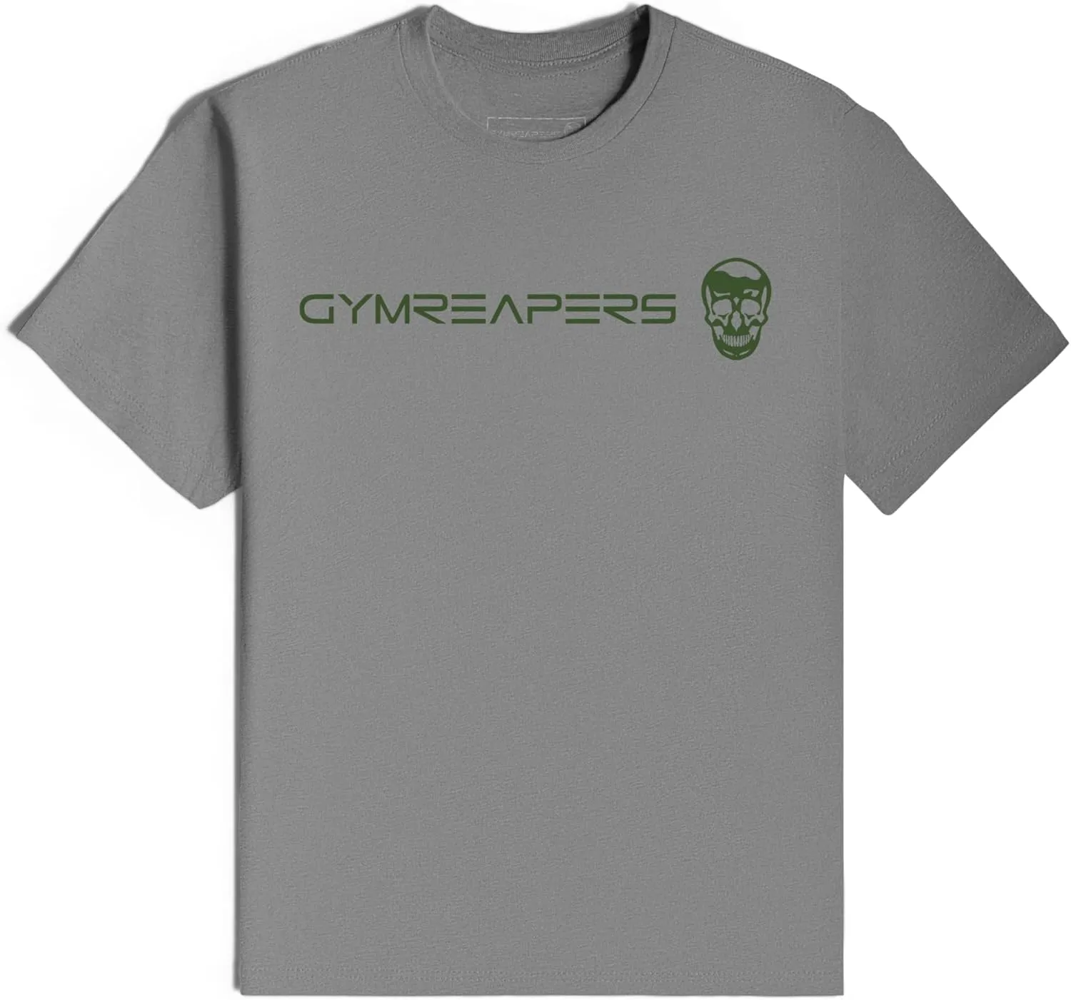 Gymreapers Workout Short Sleeve Shirt Workout T-Shirt for Men Crew Neck Shirts Casual Gym Cotton Everyday Tee
