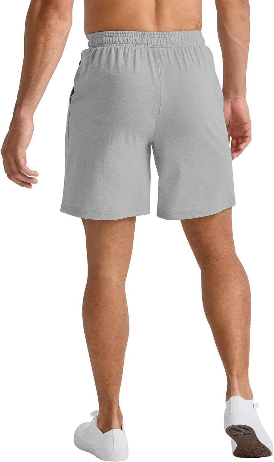 Hanes Men's Originals Pull-On Jersey Shorts, Lightweight Tri-Blend Shorts with Pockets