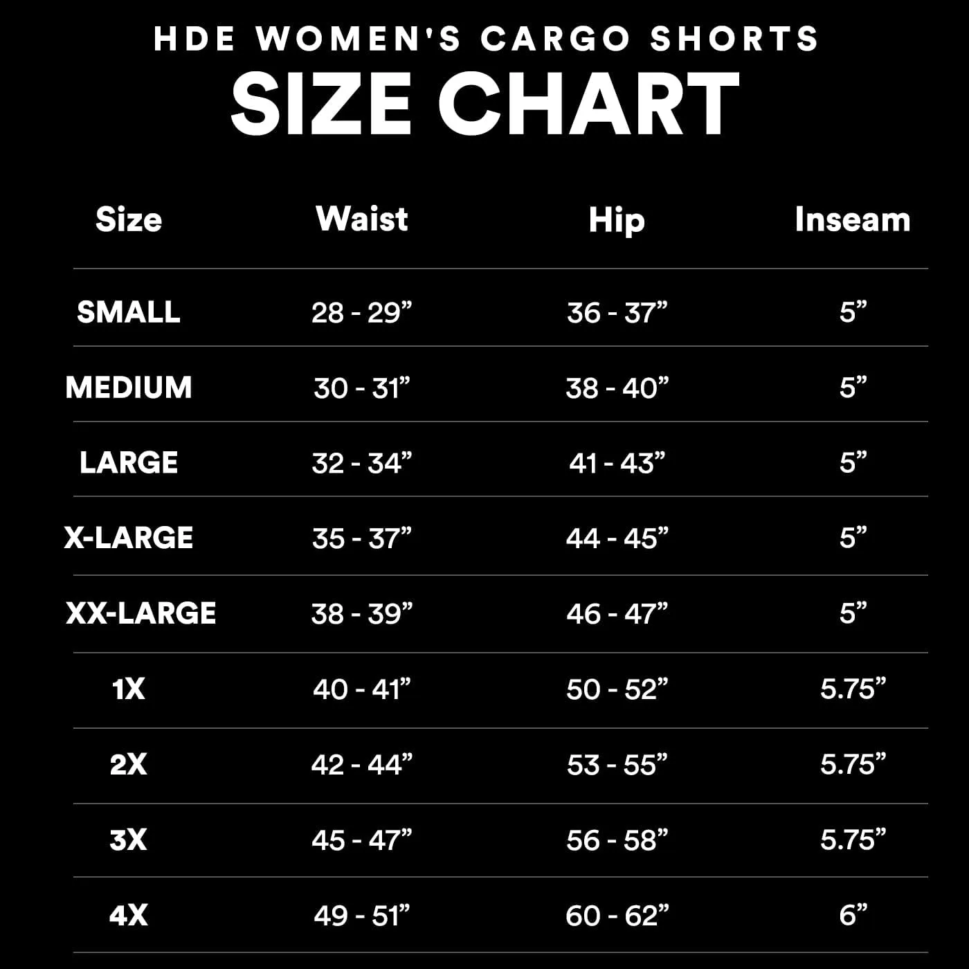 HDE Women's Cargo Shorts with Pockets High Waisted Pull On Stretch Casual Shorts