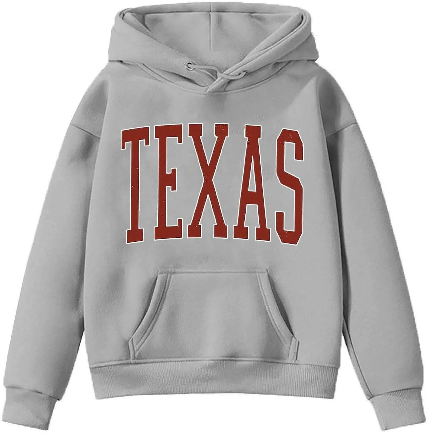 High Land Cow Girls Oversized Hoodie Shirts Dressy Casual Gradient Cute Hooded Pullover Tops Loose Kid Preppy Clothes