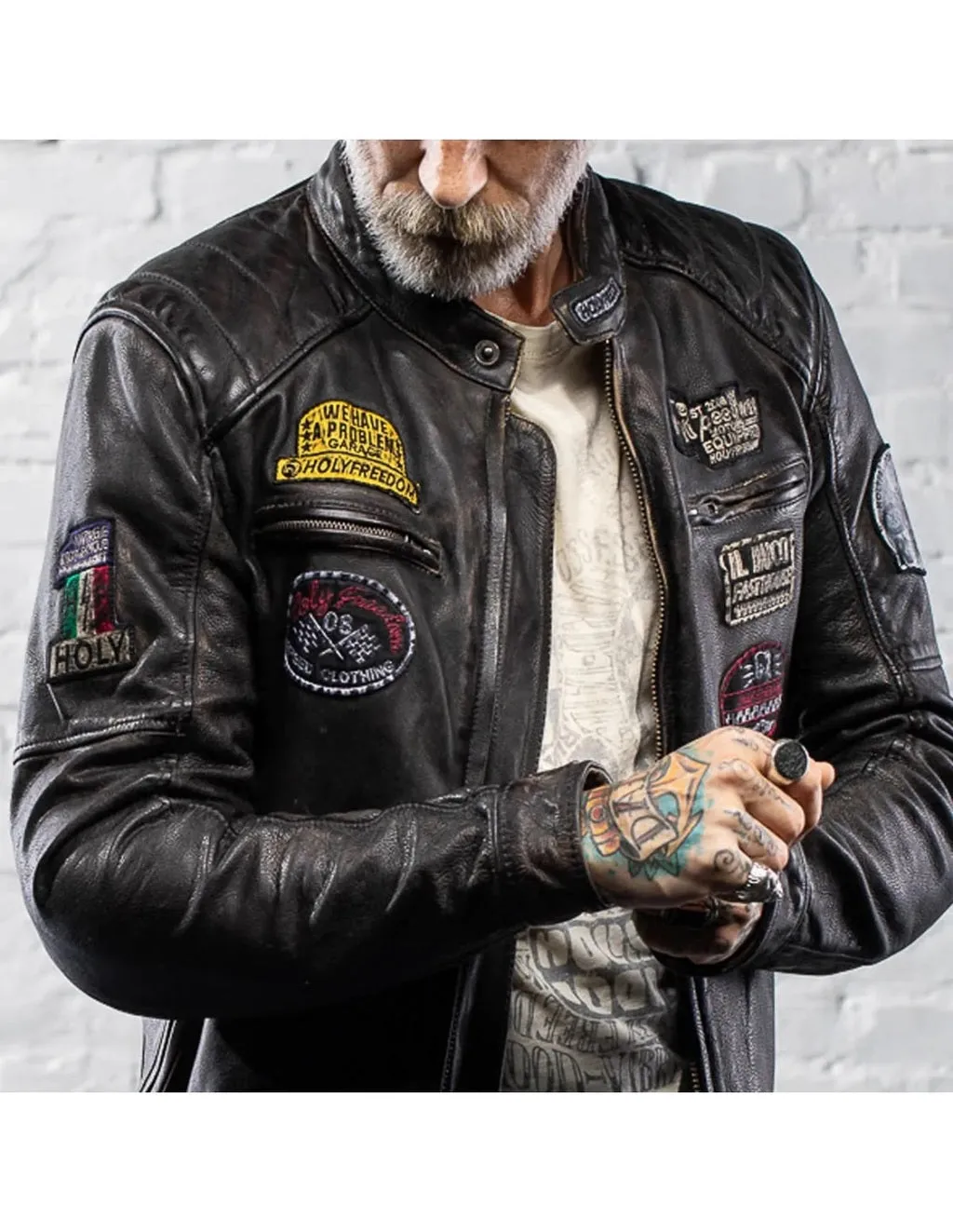 Holyfreedom Zero Black Leather Jacket