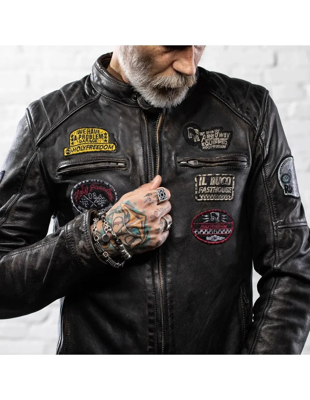 Holyfreedom Zero Black Leather Jacket