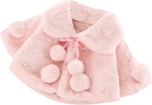 Infant Baby Girl Faux Fur Warm Winter Cape Cloak Coat Jacket Thicken Shawl Snowsuit Outerwear Cute Fuzzy Jacket