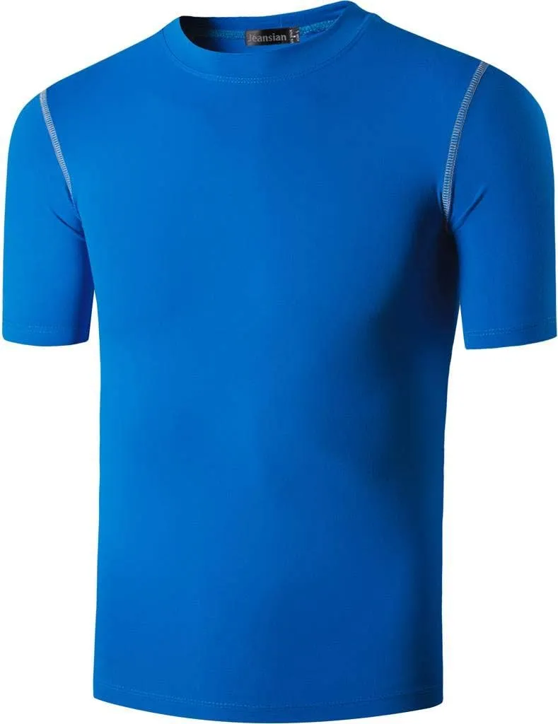 jeansian Boy's Sport Quick Dry Fit Short Sleeves Polo Tee Shirt T-Shirt Tshirt Tops Golf Tennis Bowling LBS710