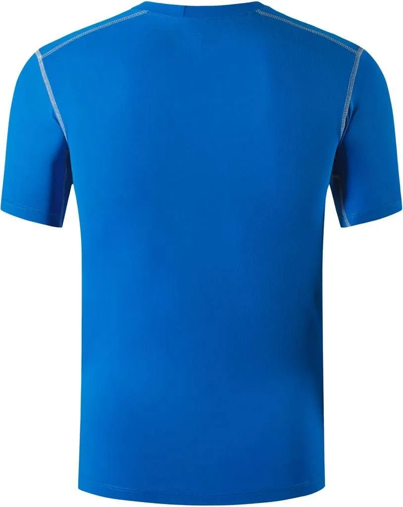 jeansian Boy's Sport Quick Dry Fit Short Sleeves Polo Tee Shirt T-Shirt Tshirt Tops Golf Tennis Bowling LBS710