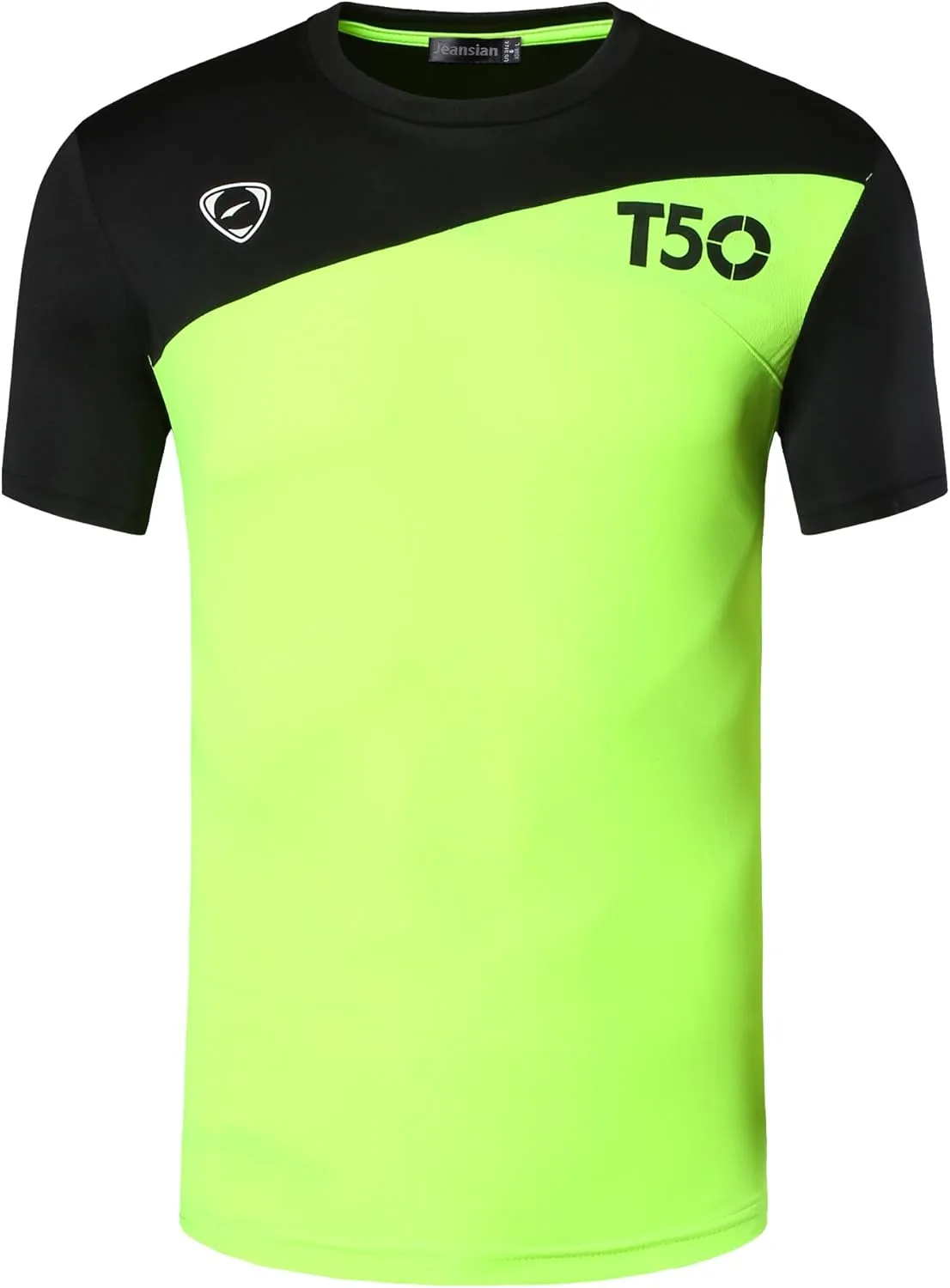 jeansian Men's Sport Quick Dry Fit Short Sleeve T-Shirt Tee Shirt Tshirt Tops Golf Tennis Bowling LSL1052